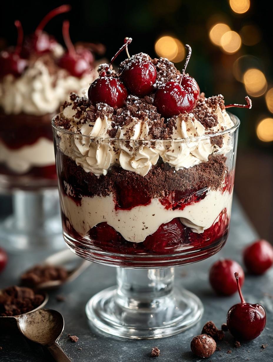 Christmas Black Forest Trifle