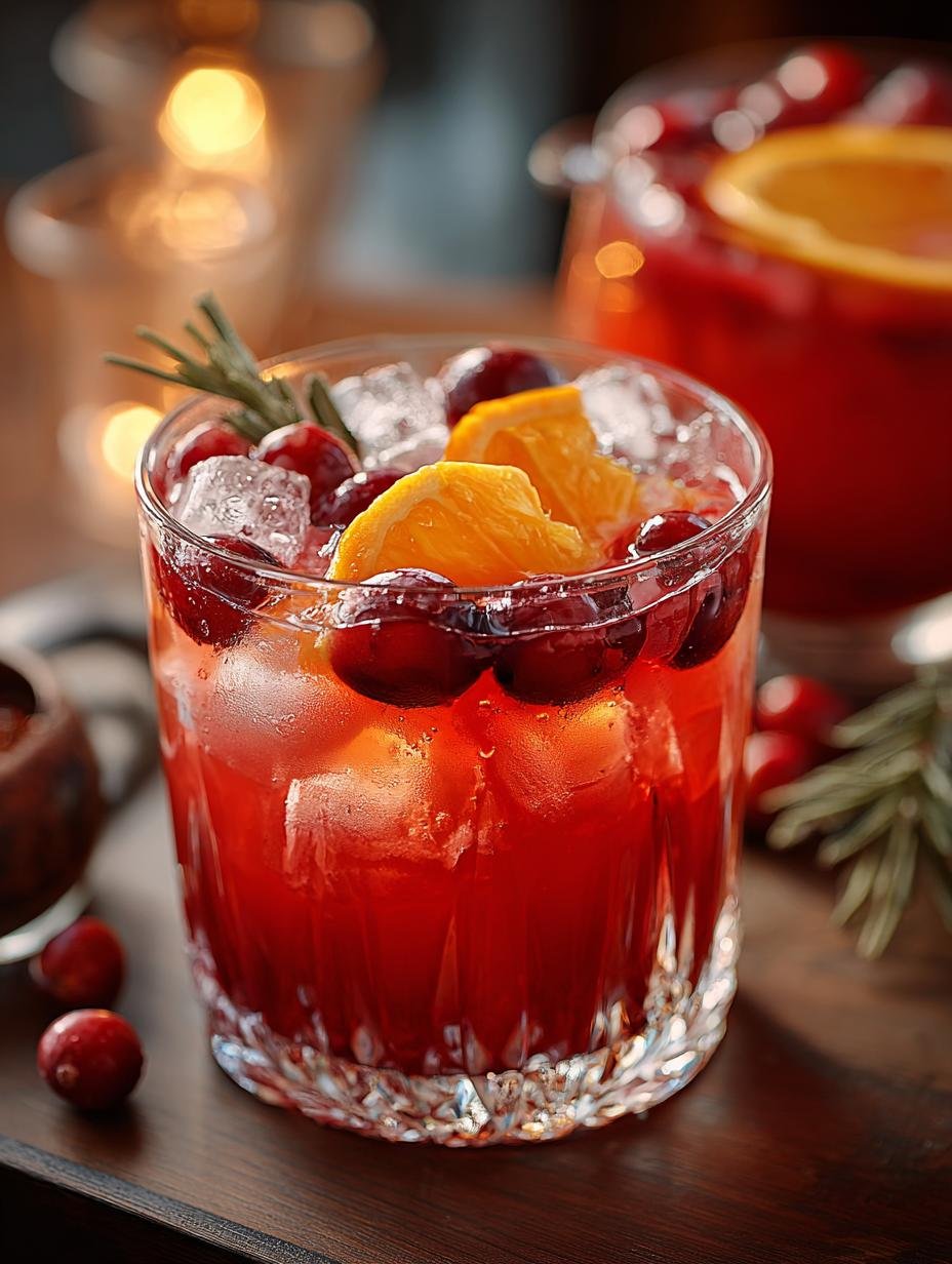 Festive Christmas Cranberry Orange Punch Recipe - Christmas Cranberry Orange Punch - additional detail
