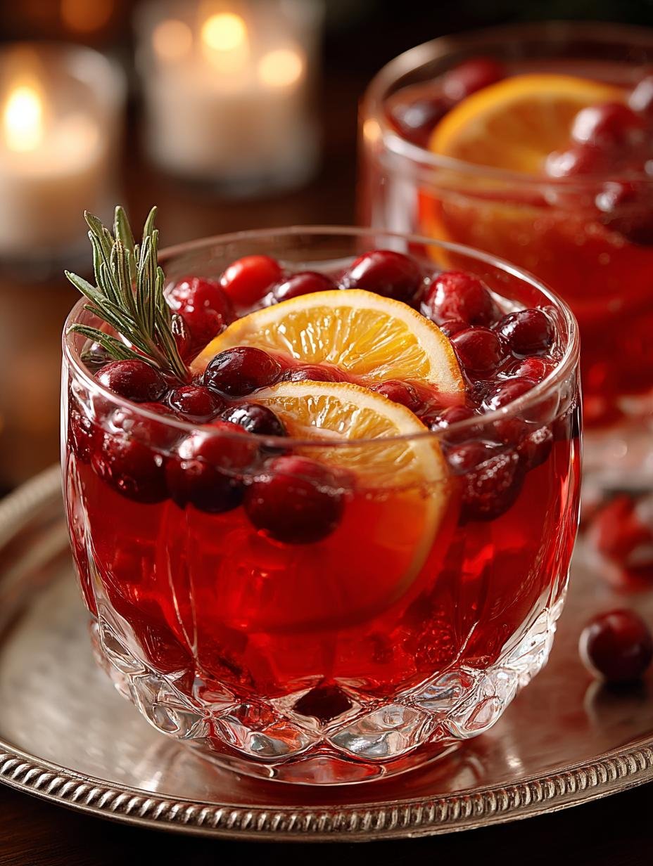 Christmas Cranberry Orange Punch