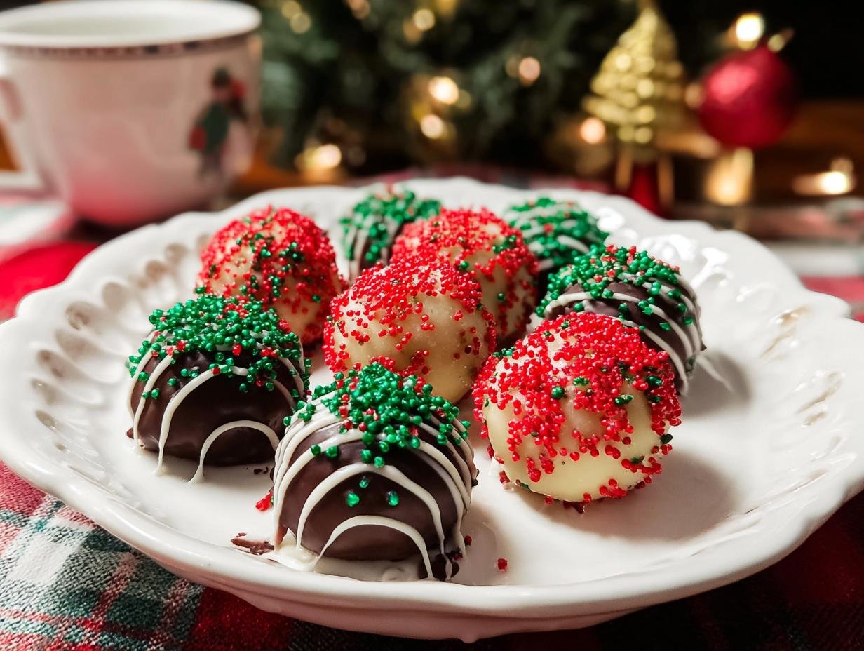 Amazing Christmas Tree Cake Balls 5 Ways - Christmas Tree Cake Balls - additional detail