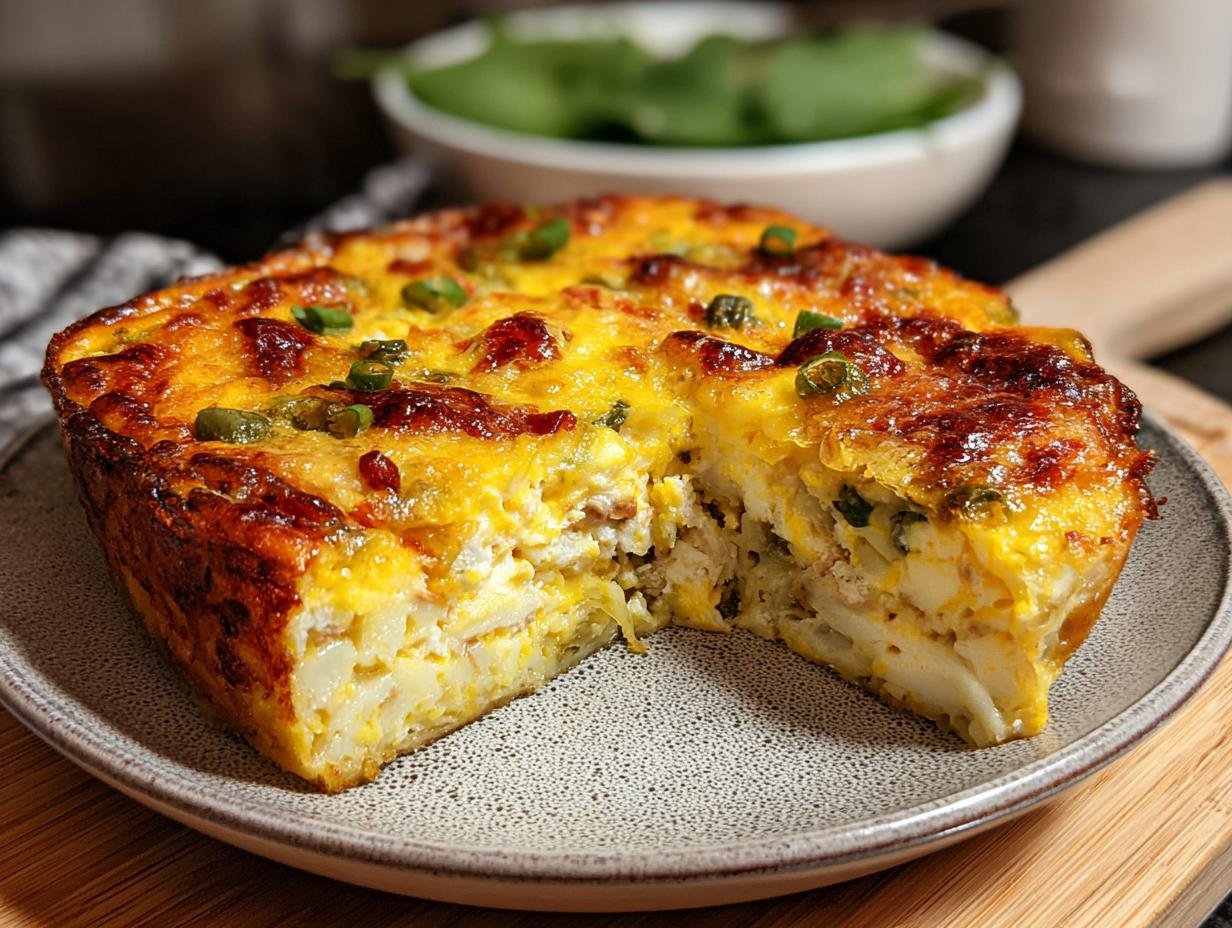 Fluffy Cottage Cheese Egg Bake - main visual representation