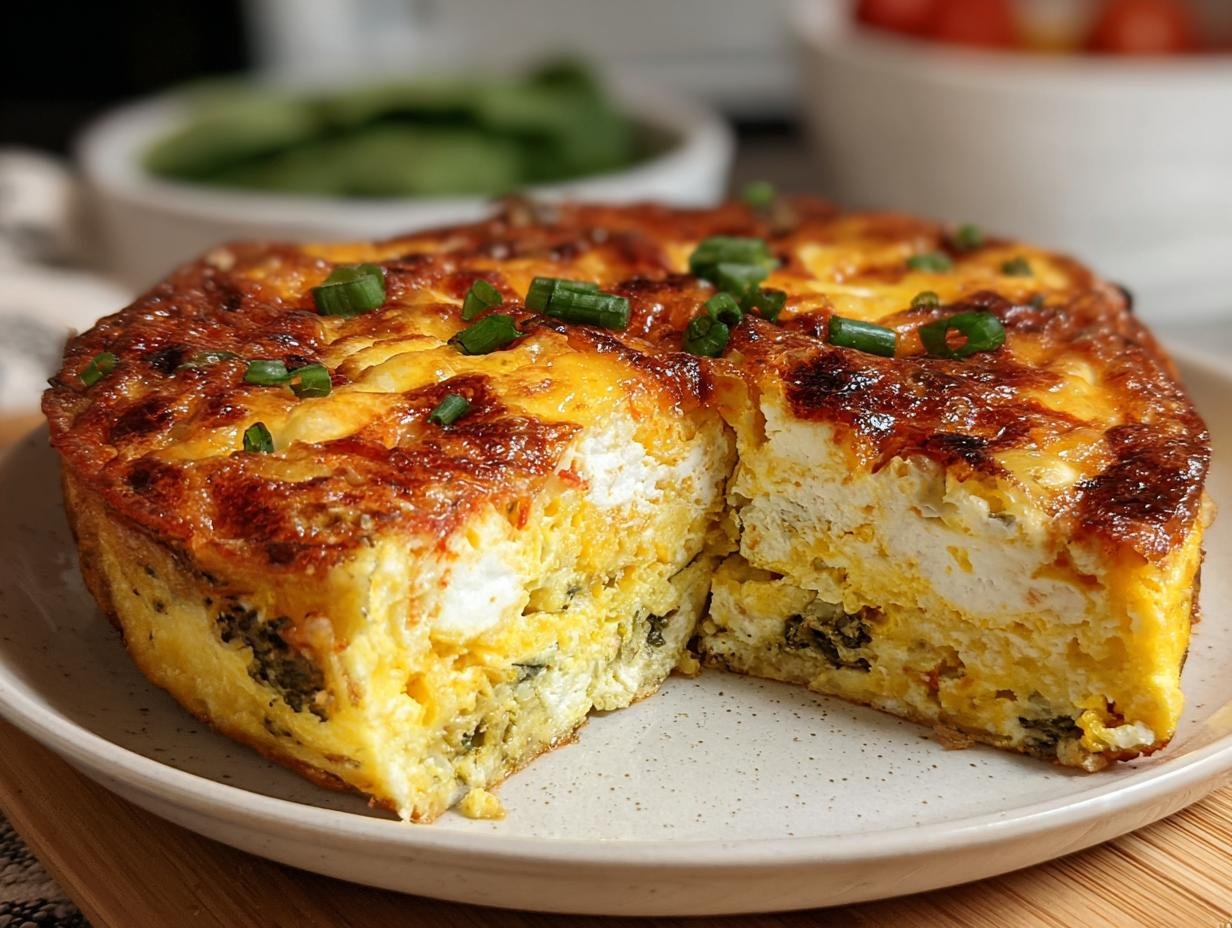 Fluffy Cottage Cheese Egg Bake: 1 Delicious Recipe