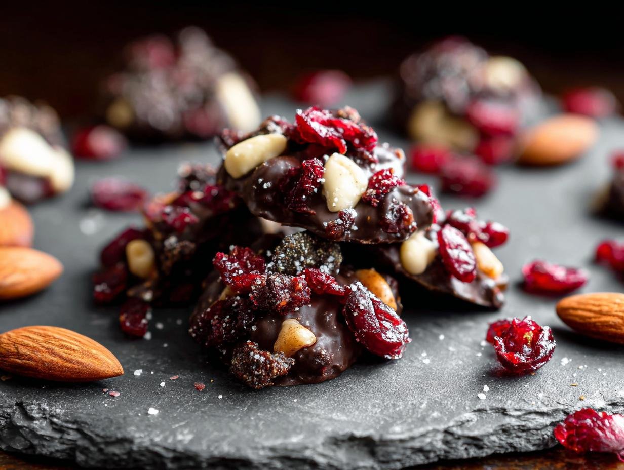 Cranberry Chocolate Clusters: 20-Minute Bliss - Cranberry Chocolate Clusters - additional detail