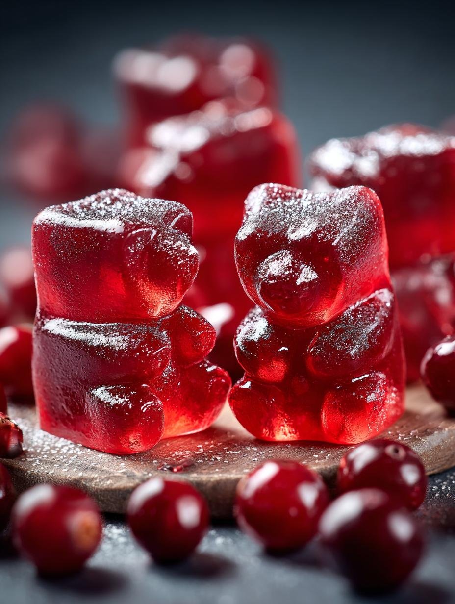 Cranberry Jelly Gummy Bears: 7 Reasons to Love Them - Cranberry Jelly Gummy Bears - additional detail