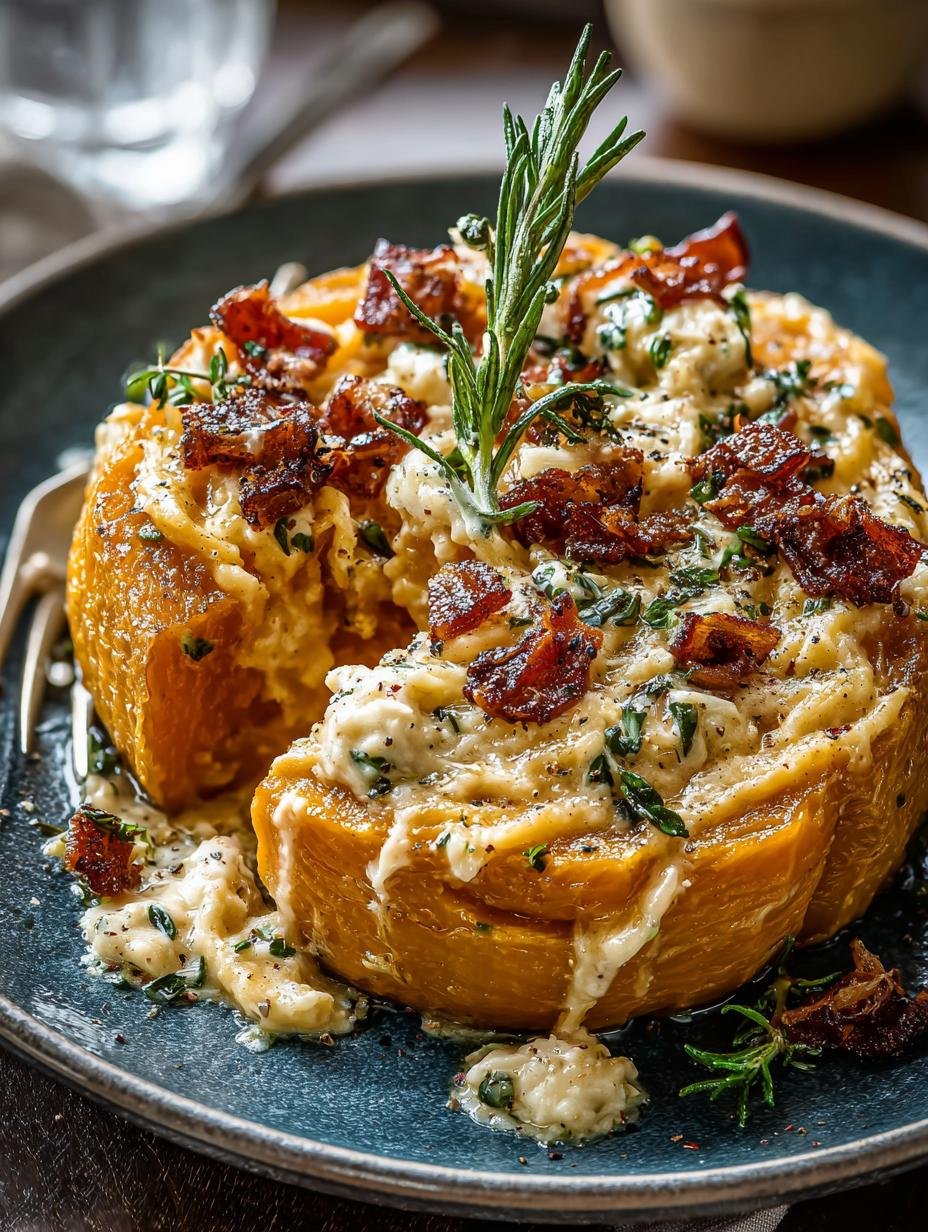 Creamy Roasted Garlic Butternut: 5 Cozy Fall Recipes - Creamy Roasted Garlic Butternut - additional detail