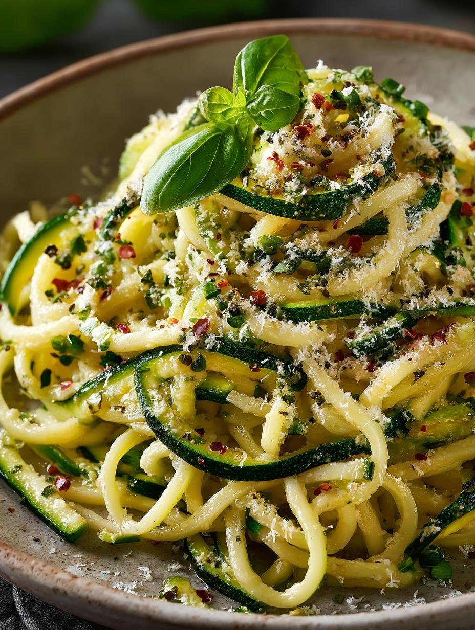 Creamy Zucchini Spaghetti: 7 Irresistibly Delicious Ways - Creamy Zucchini Spaghetti - main visual representation
