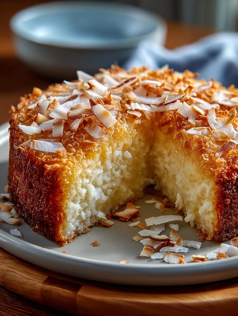 Crustless Coconut Pie: 8 Irresistible Reasons to Indulge - Crustless Coconut Pie - additional detail