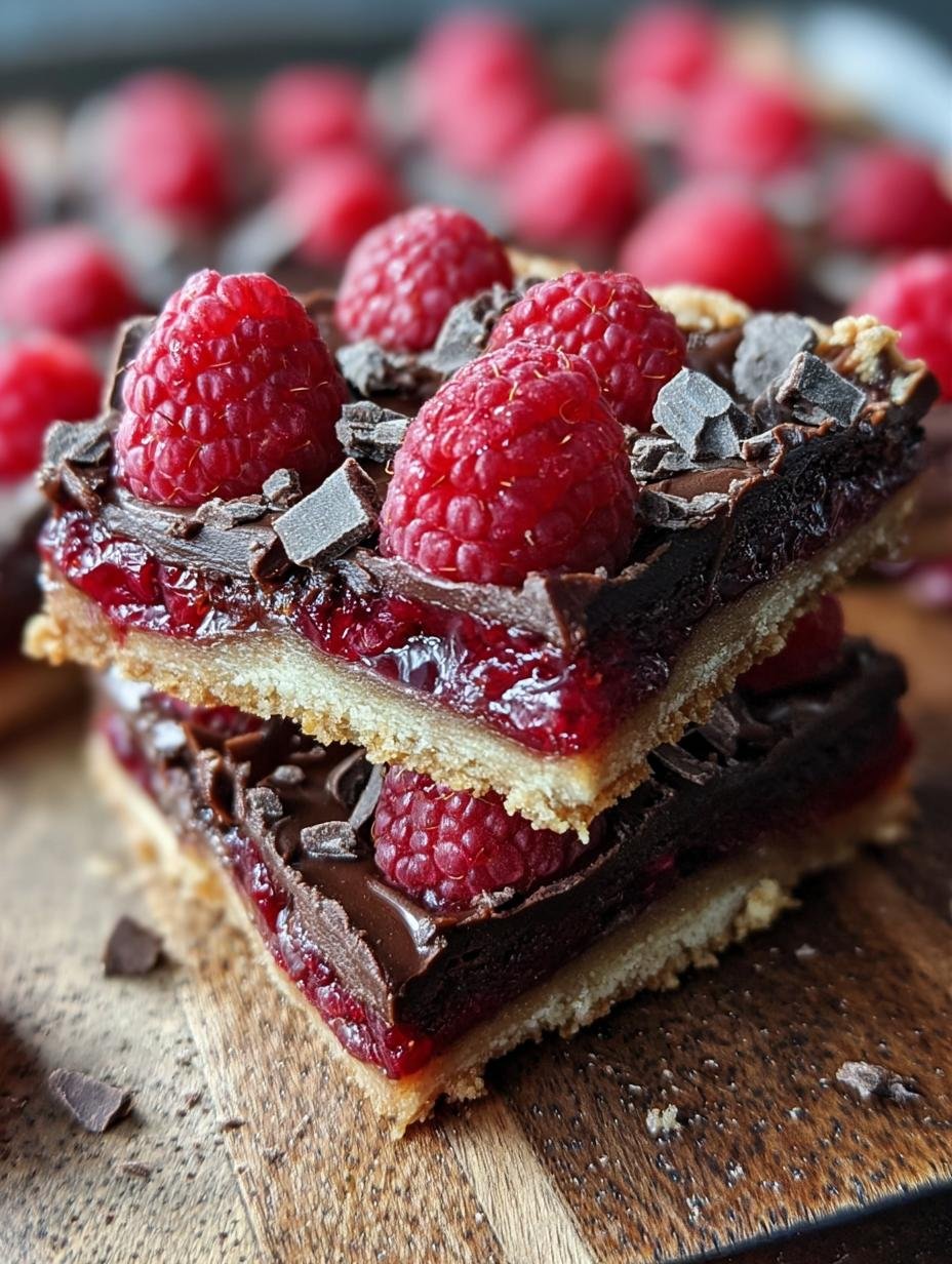Decadent Dark Chocolate Raspberry Pie - close-up of a slice showing raspberry filling and chocolate chips