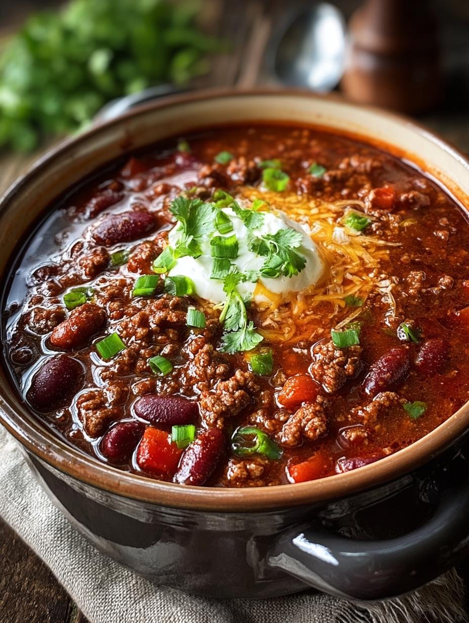 Easiest Crock Pot Chili