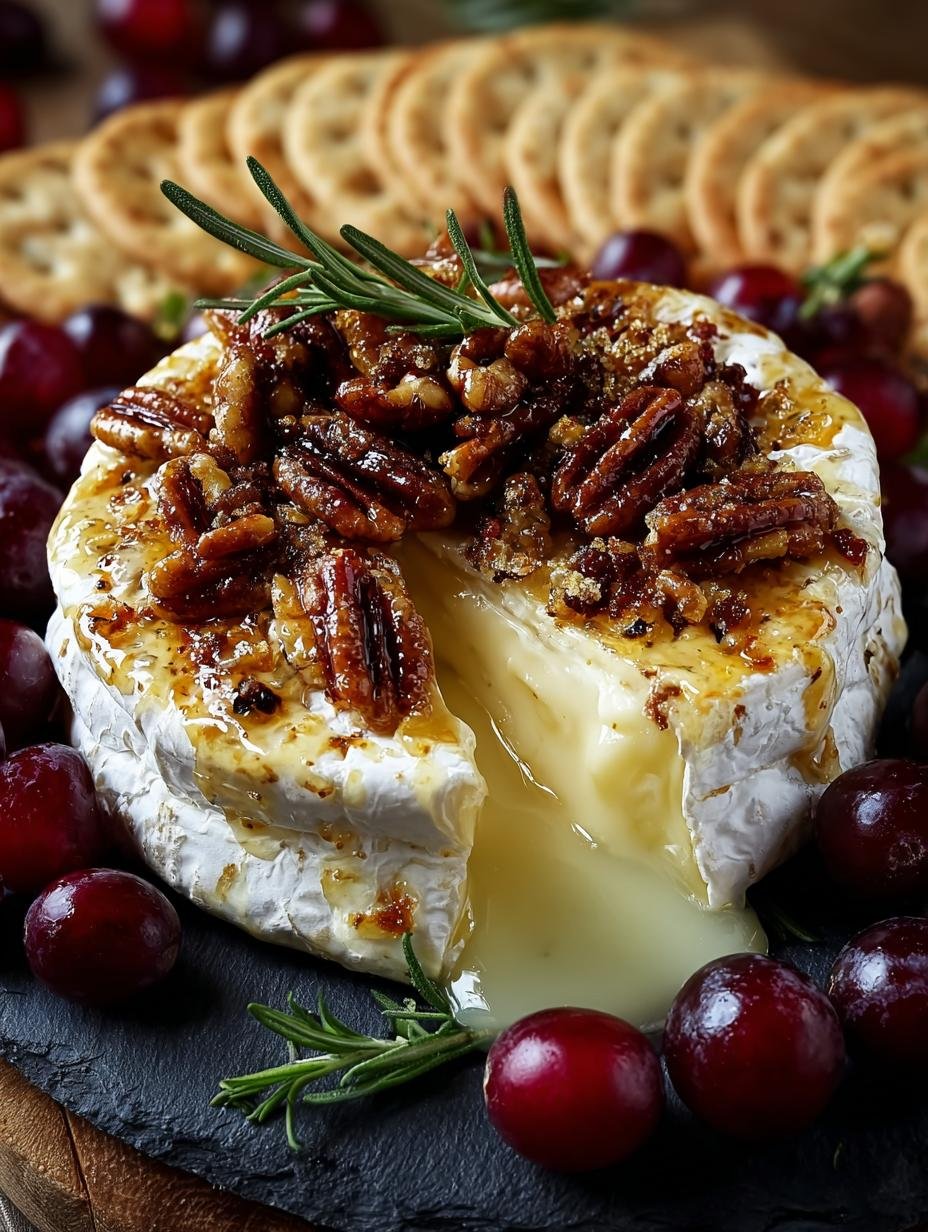 Festive Baked Brie Crackers: 5 Irresistible Holiday Bites - Festive Baked Brie Crackers - main visual representation