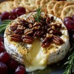 Festive Baked Brie Crackers