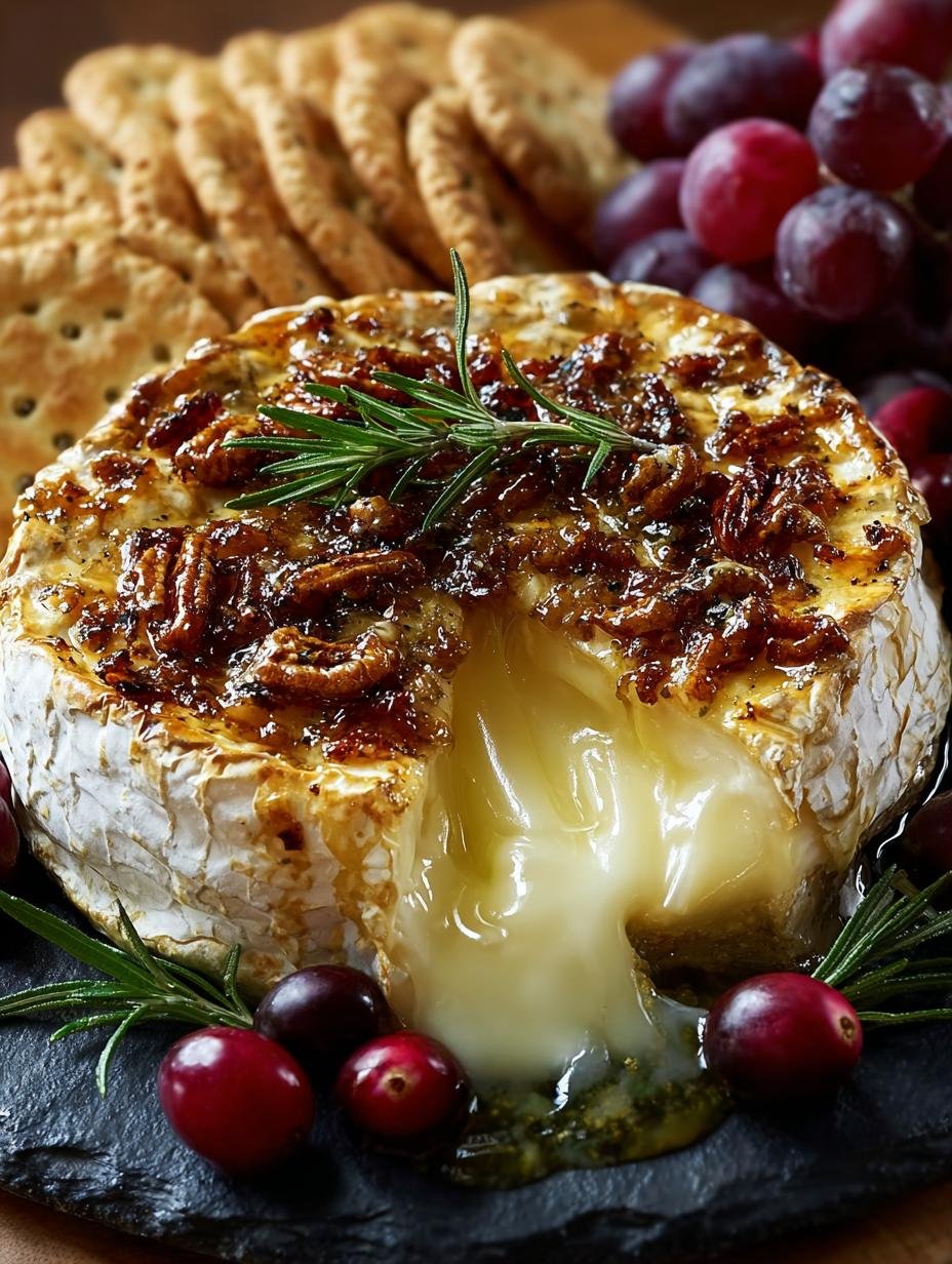 Festive Baked Brie Crackers: 5 Irresistible Holiday Bites - Festive Baked Brie Crackers - additional detail