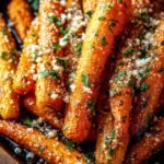 Garlic Parmesan Roasted Carrots