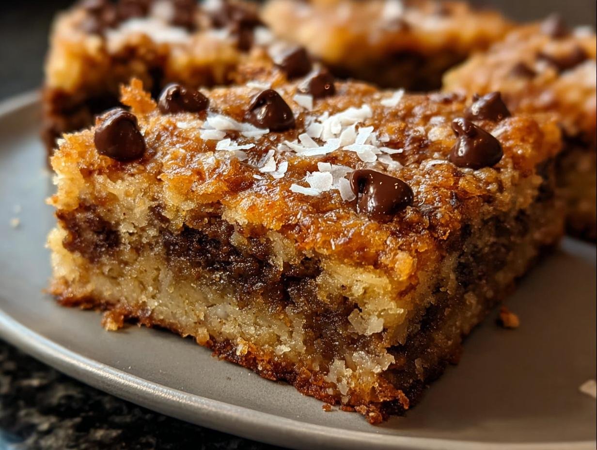 German Chocolate Dump Cake: 1 Easy Decadent Recipe - German Chocolate Dump Cake - additional detail