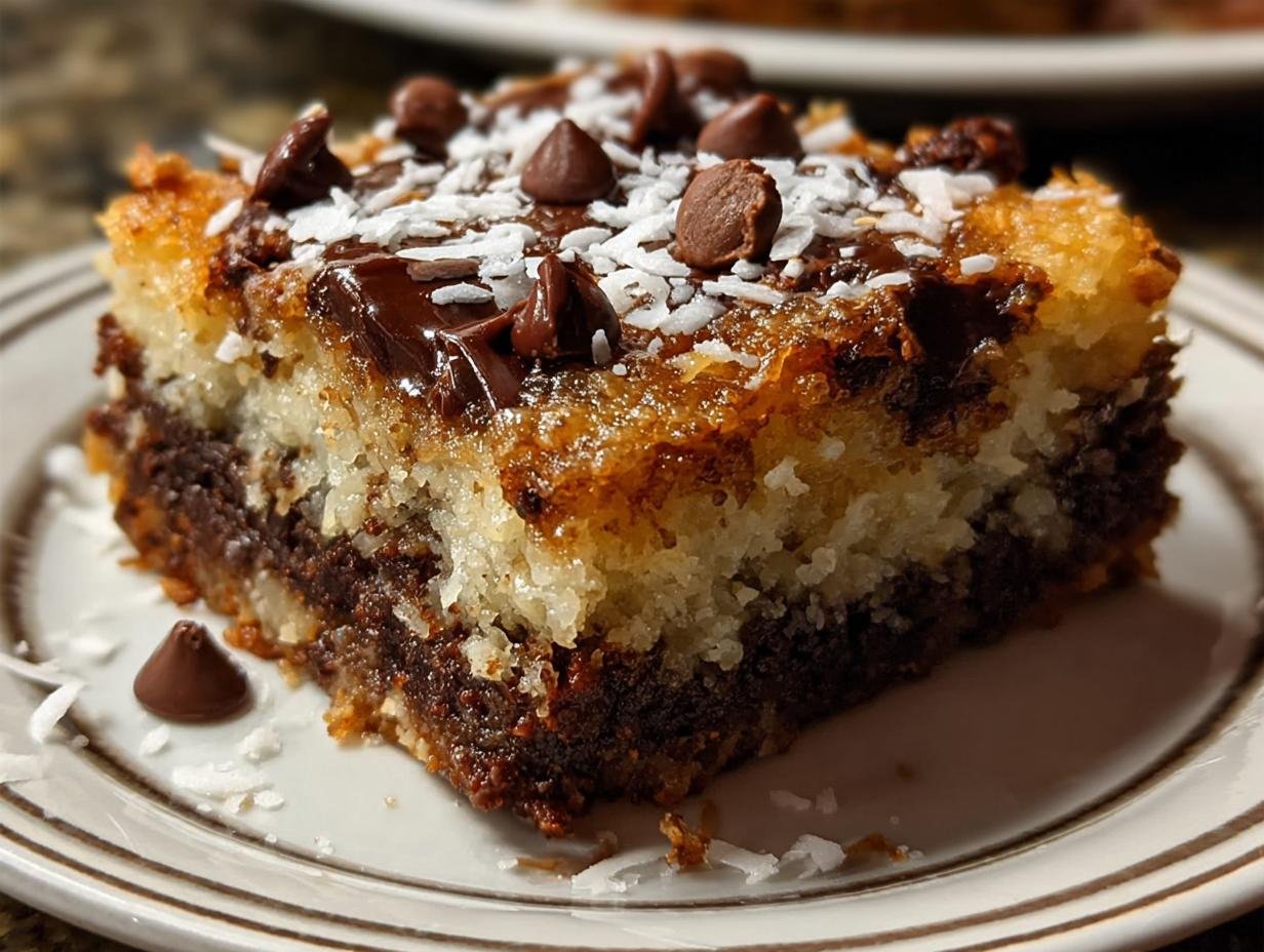 German Chocolate Dump Cake: 1 Easy Decadent Recipe
