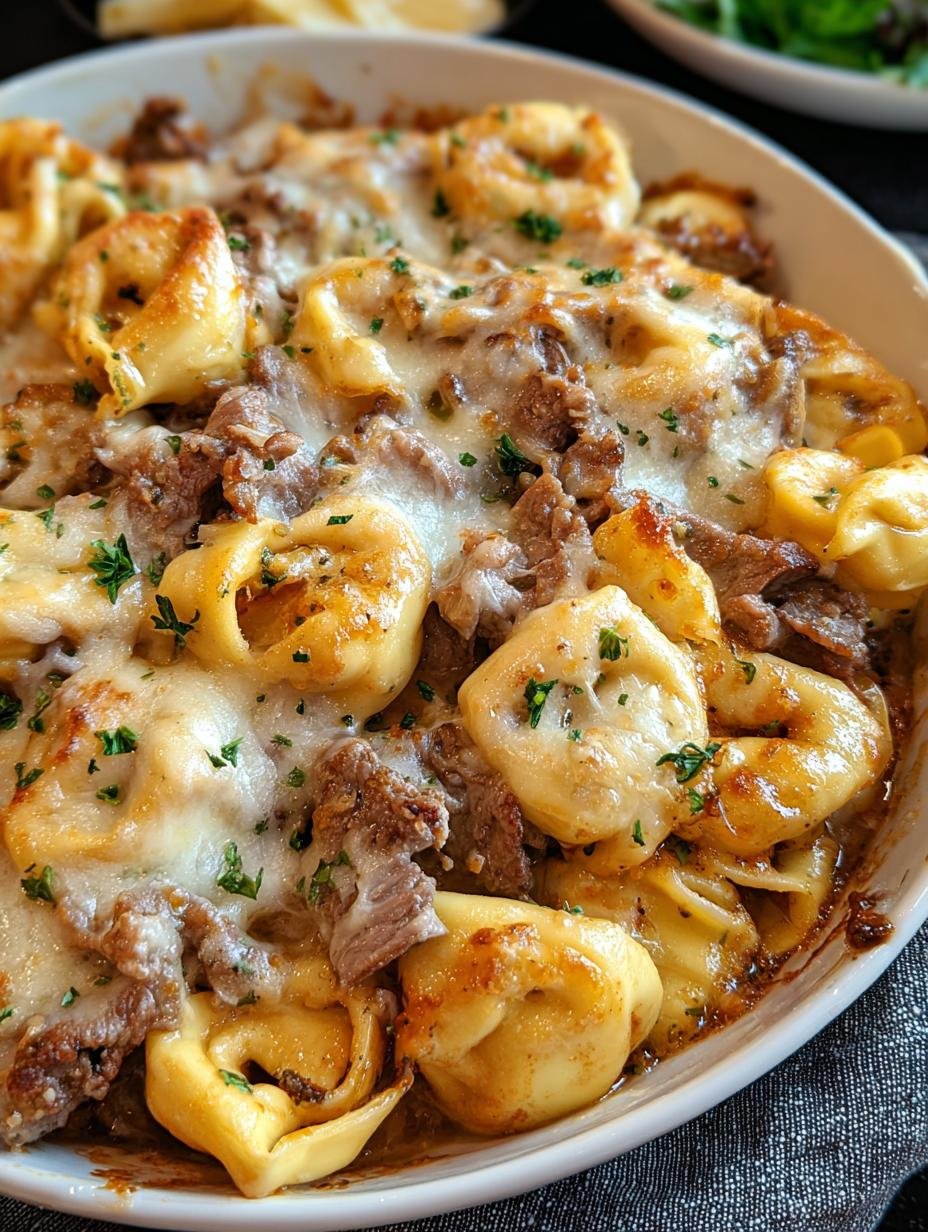Golden Cheese Steak Tortellini