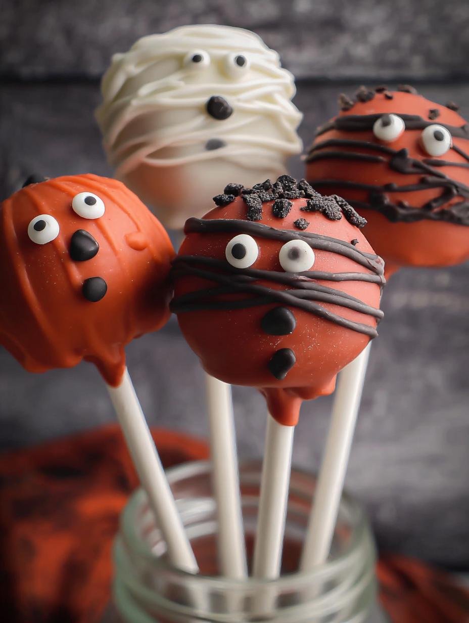 Spooky Halloween Cake Pops: 21 Frightful Bites - Halloween Cake Pops Spooky - additional detail