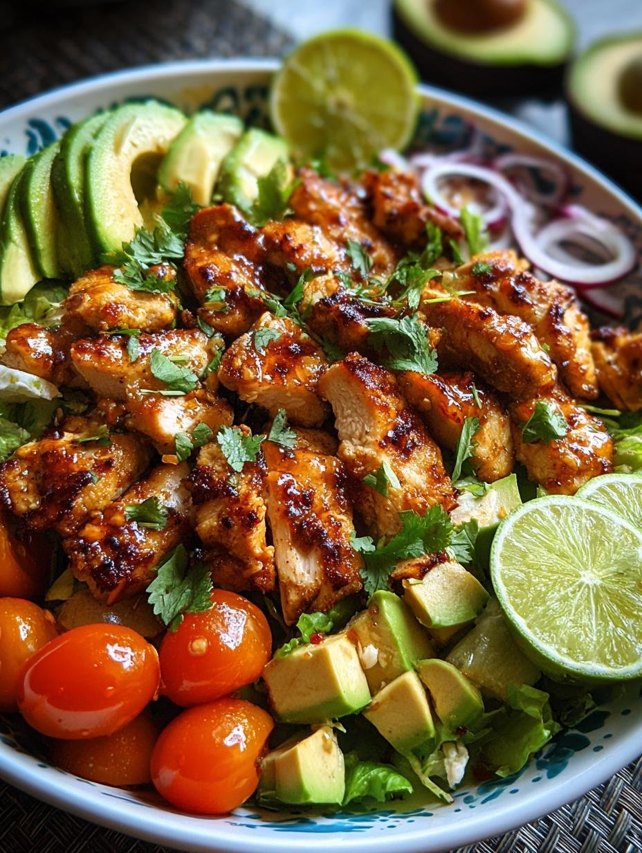 Amazing Honey Lime Chicken Avocado 4 Ways - Honey Lime Chicken Avocado - main visual representation