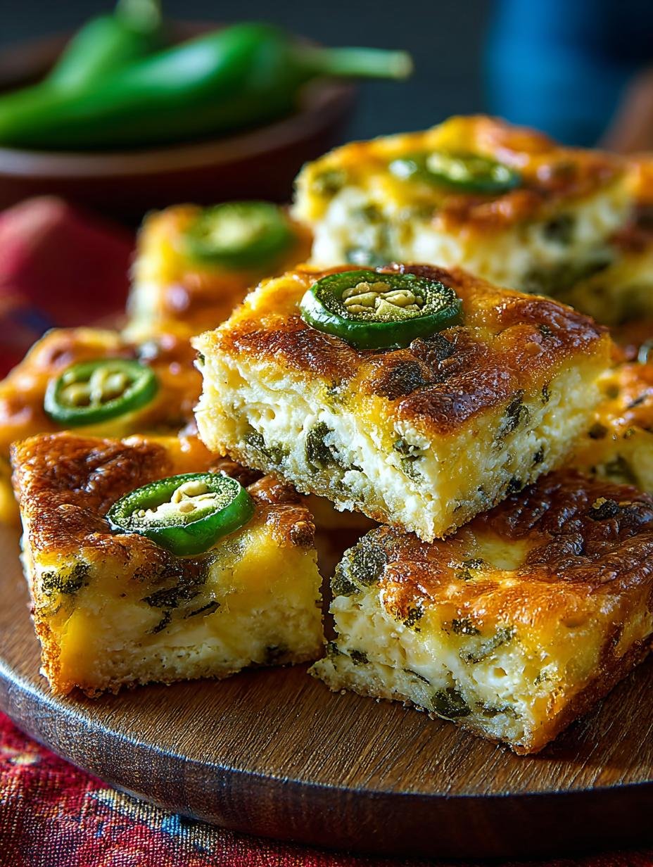 Spicy Jalapeno Cheese Squares for Irresistible Bites - Jalapeno Cheese Squares - main visual representation