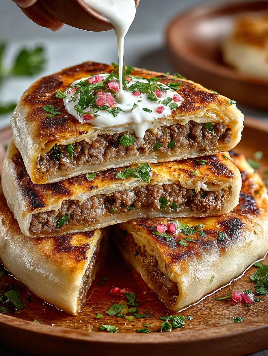 Crispy Lebanese Arayes: 7 Secrets to Perfect Pita - Lebanese Arayes - additional detail