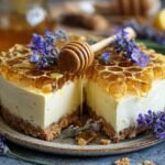 Lemon Lavender Cheesecake Honeycomb