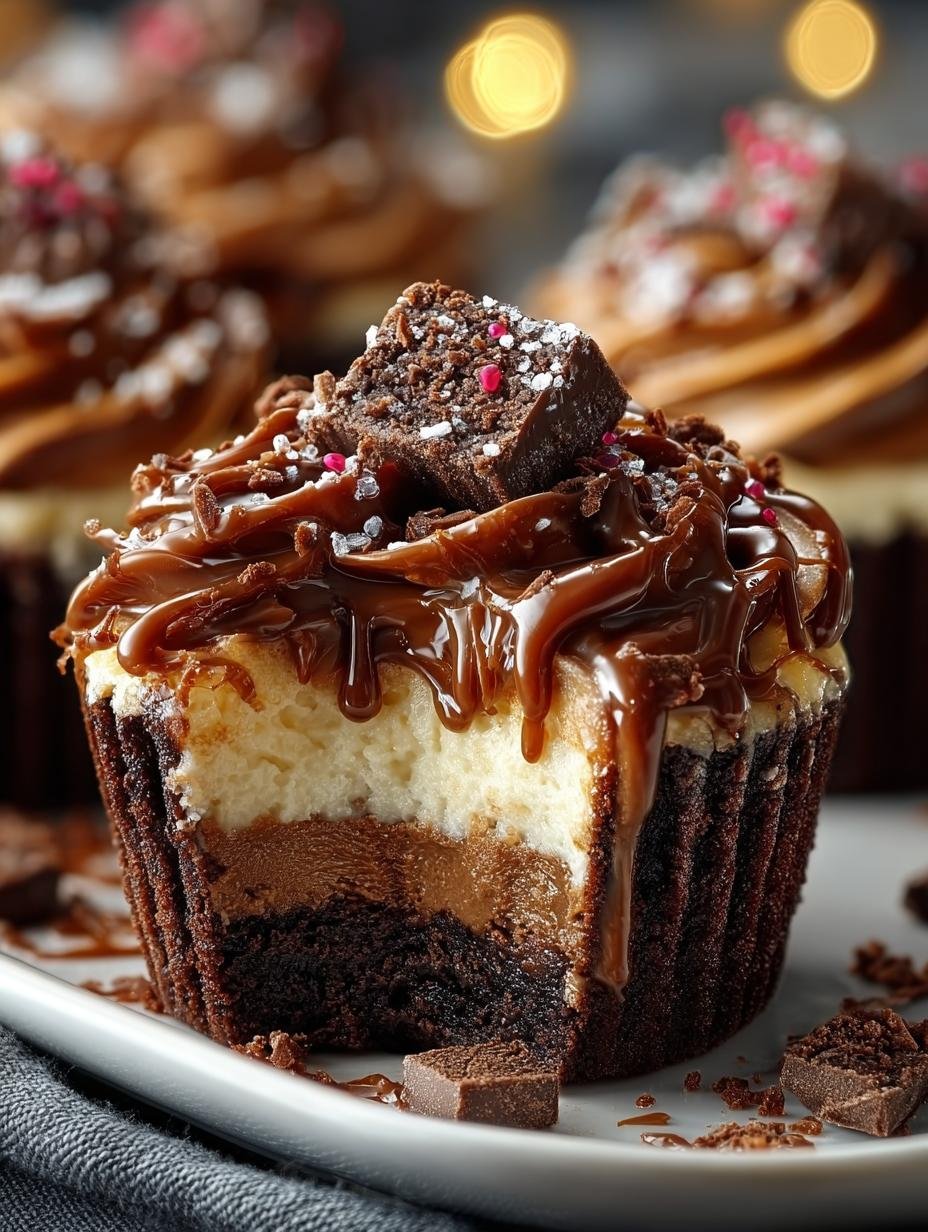 Loaded Brownie Cheesecake Cups: 12 Heavenly Bites