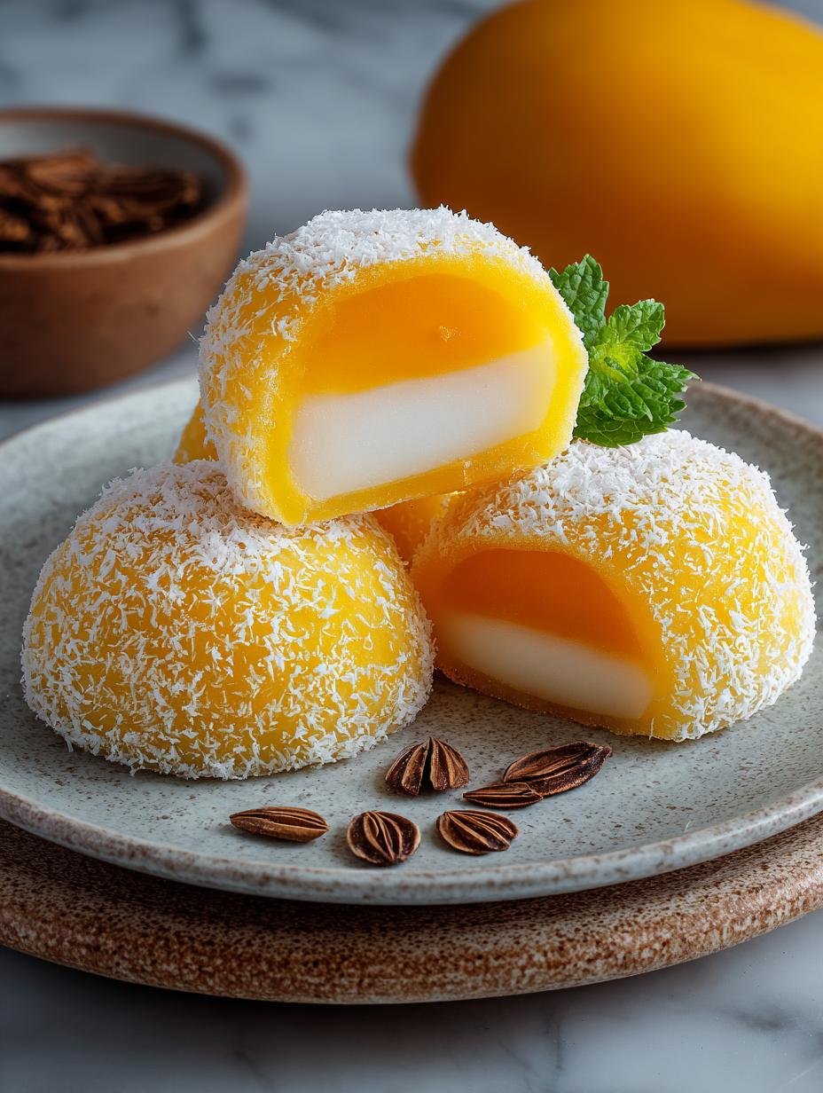 Soft & Chewy Mango Mochi: 8 Irresistible Treats - Mango Mochi - main visual representation