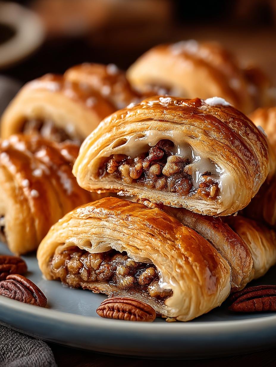 Pecan Pie Crescent Rolls