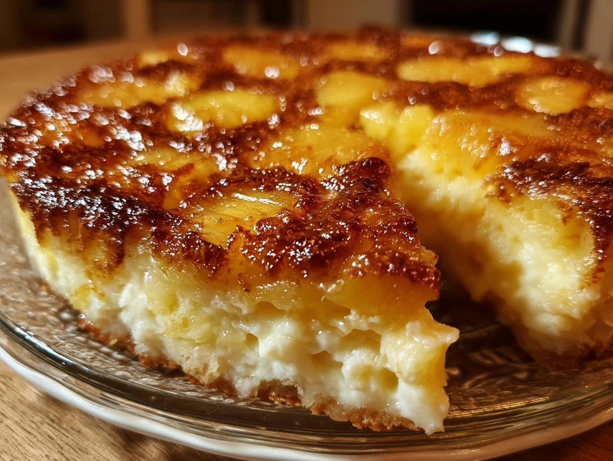 Spectacular Pineapple Cream Cheese Cobbler