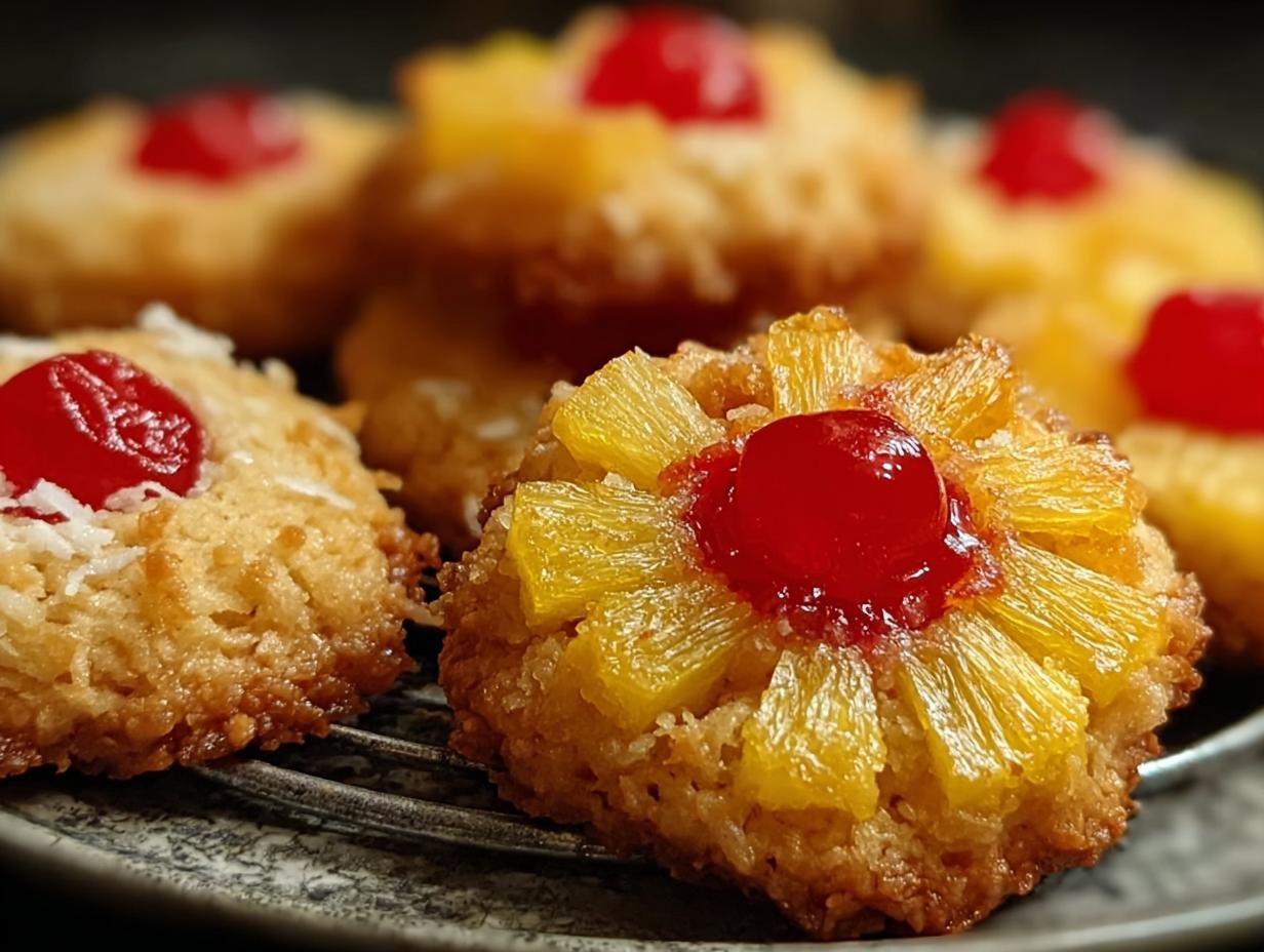 Pineapple Upside Sugar Cookies: Divine Tropical Treat