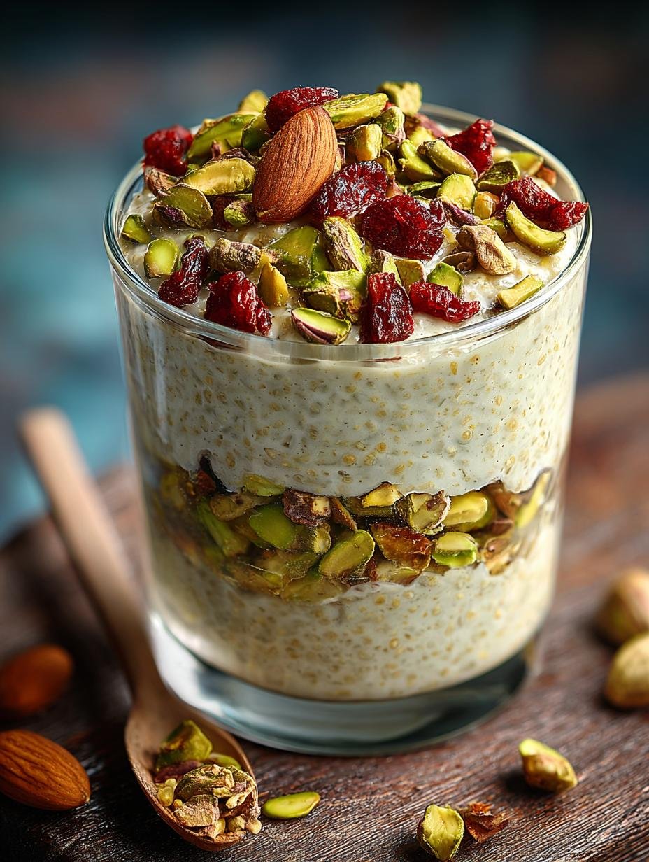 Pistachio Overnight Oats