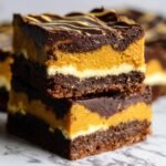 Pumpkin Chocolate Cheesecake Bars