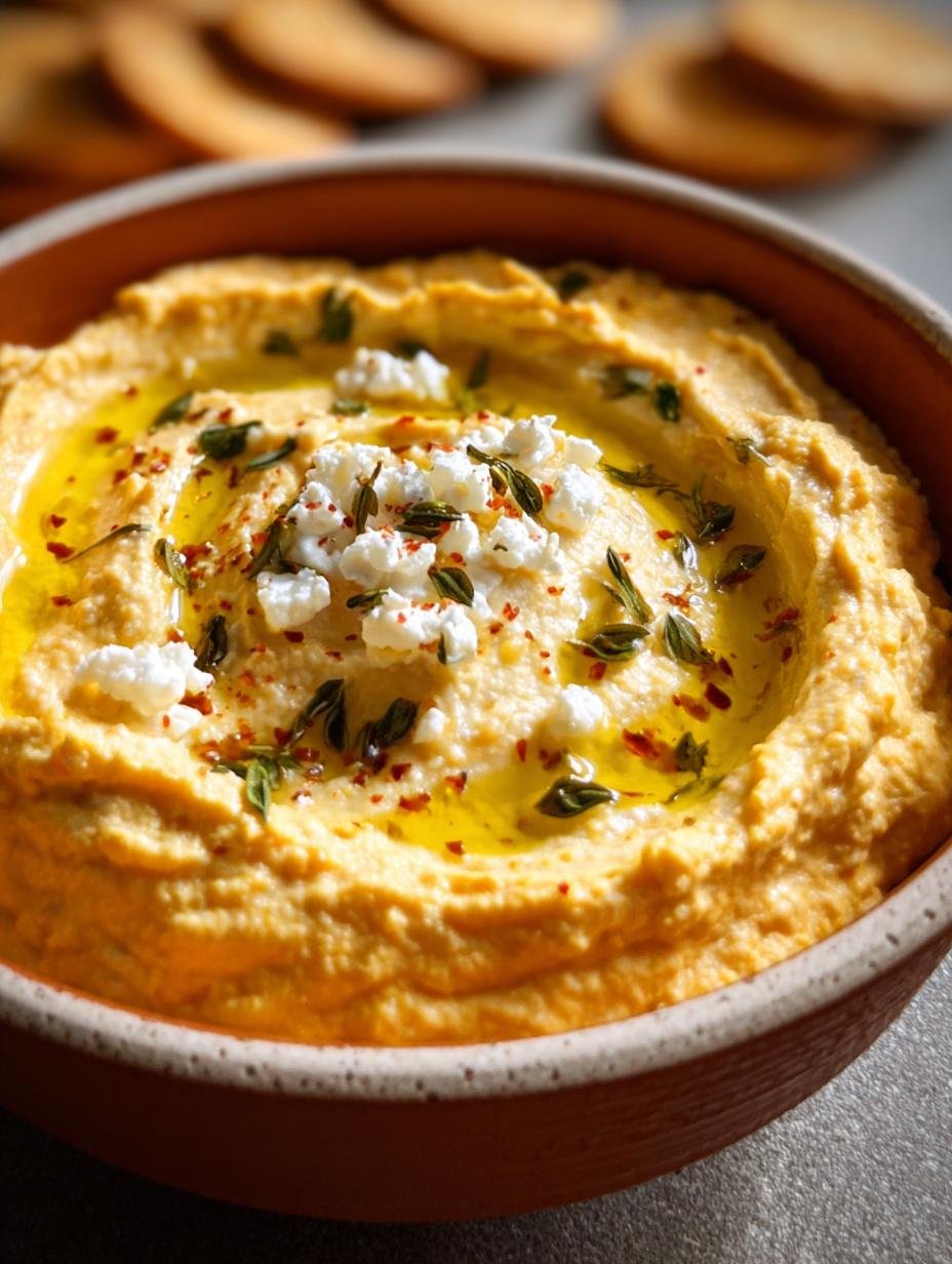 Amazing Pumpkin Whipped Feta Dip in 10 Minutes - Pumpkin Whipped Feta Dip - additional detail