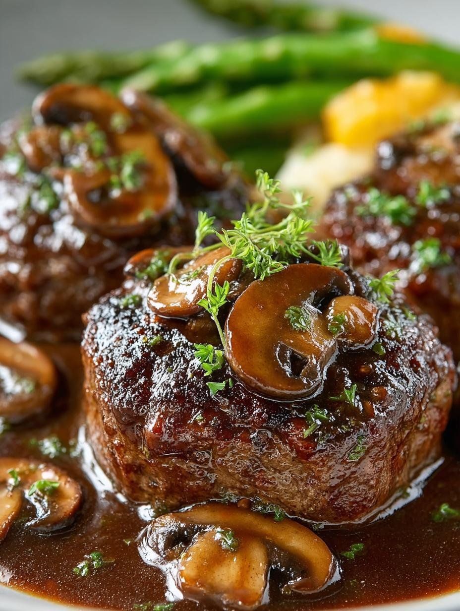 Delicious Salisbury Steak Dinner: 30-Minute Comfort Food - Salisbury Steak Dinner - additional detail