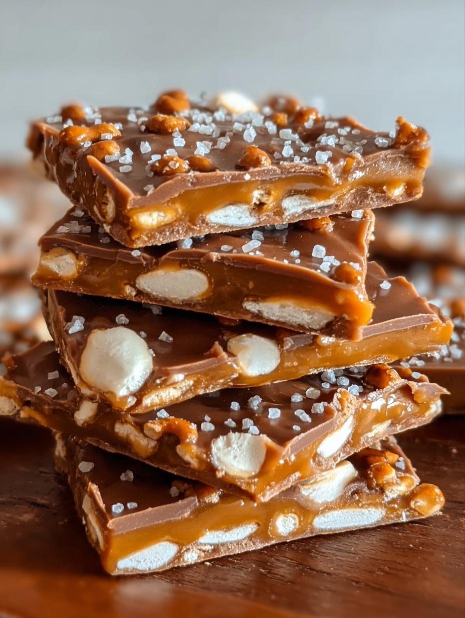 Salted Caramel Pretzel Bark: 1 Amazing Treat