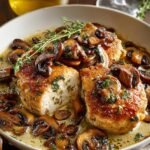 Smothered Chicken Mushroom Wine
