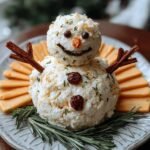 Snowman Cheese Ball