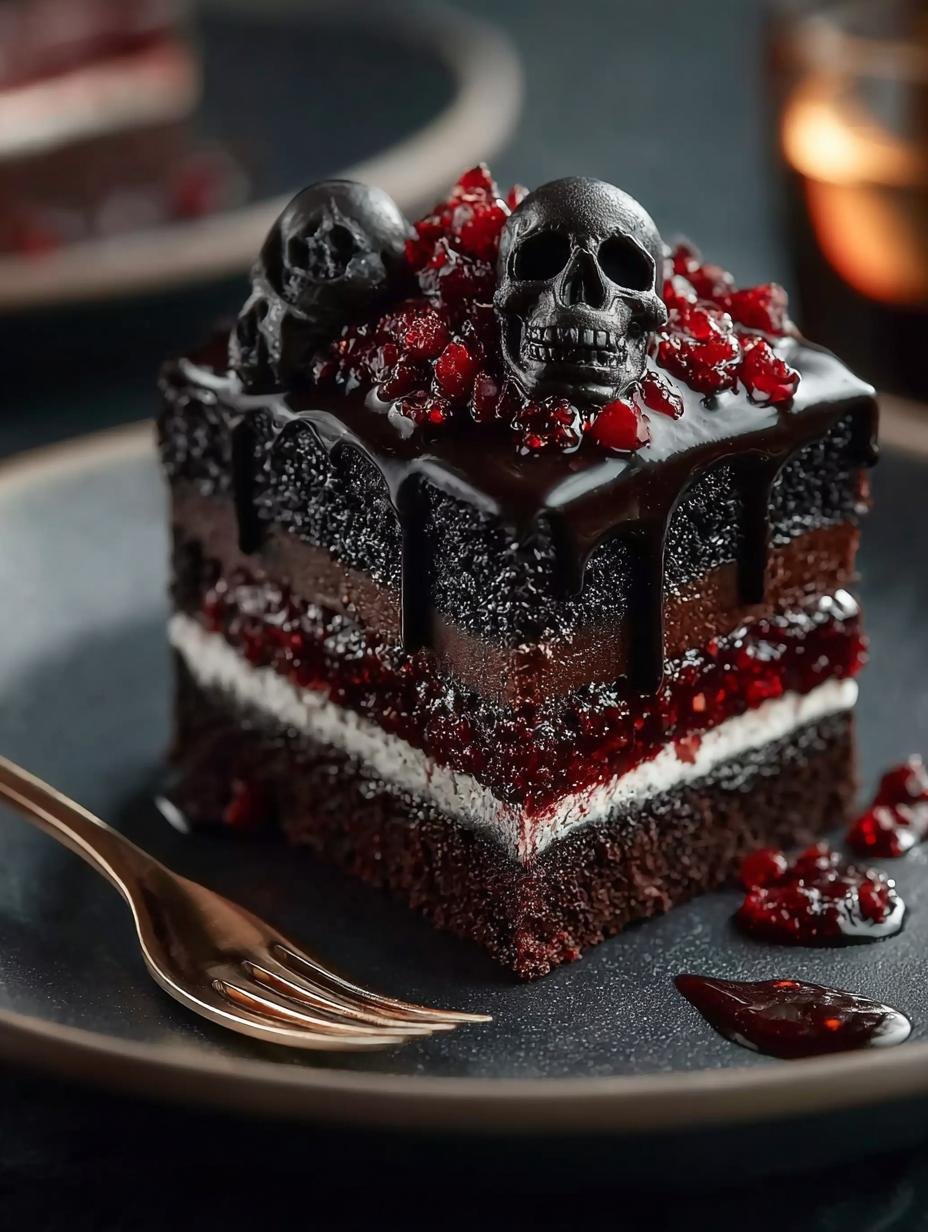 Spooky Black Velvet Halloween Cake Recipe to Dazzle Guests - Spooky Black Velvet Halloween - main visual representation