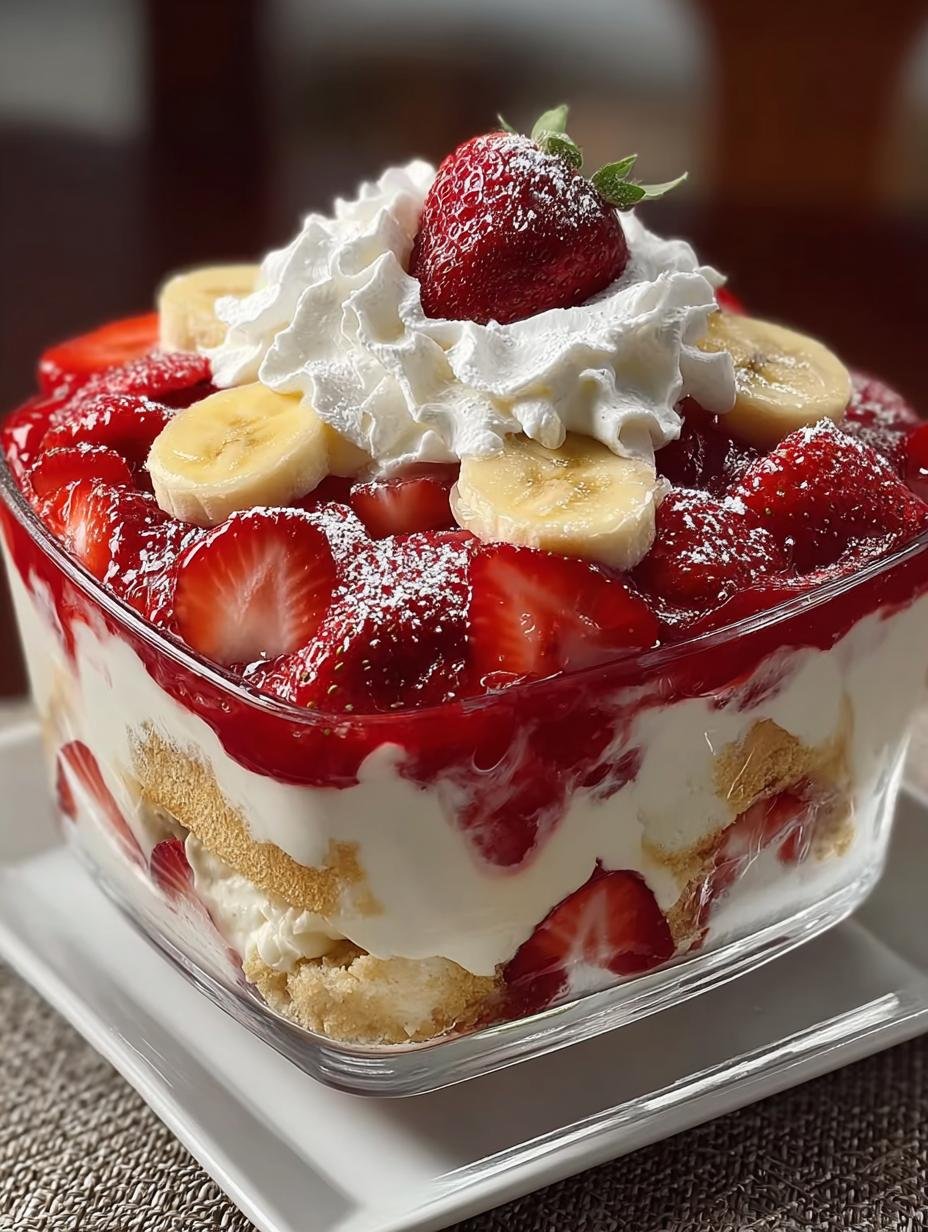Delicious Strawberry Banana Pudding Dream Recipe