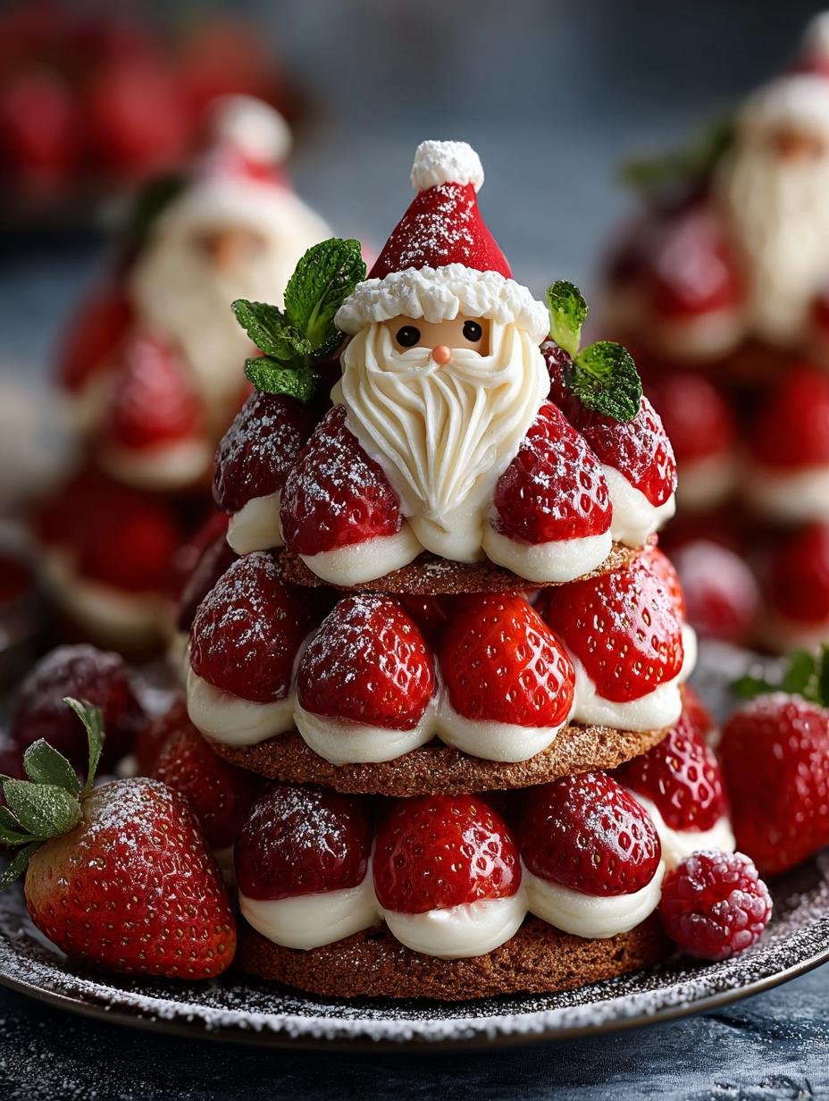 Strawberry Santas: 5 Cute Holiday Treats to Make - Strawberry Santas - additional detail
