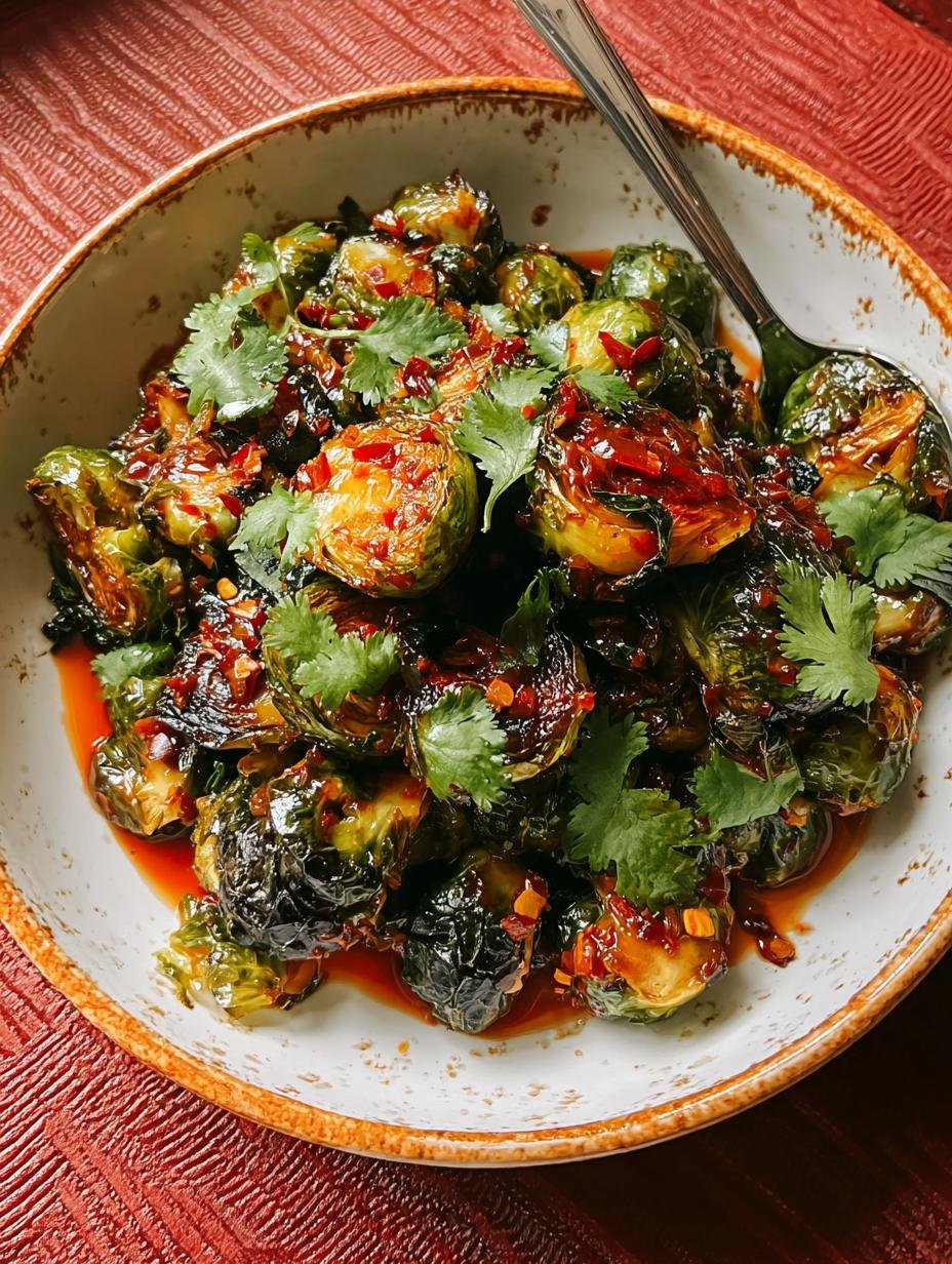 Incredible Sweet Chili Brussel Sprouts: 15 min prep - Sweet Chili Brussel Sprouts - main visual representation