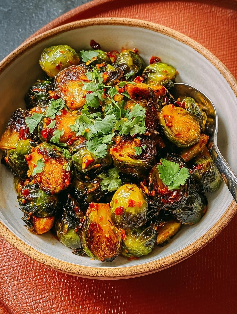 Incredible Sweet Chili Brussel Sprouts: 15 min prep - Sweet Chili Brussel Sprouts - additional detail