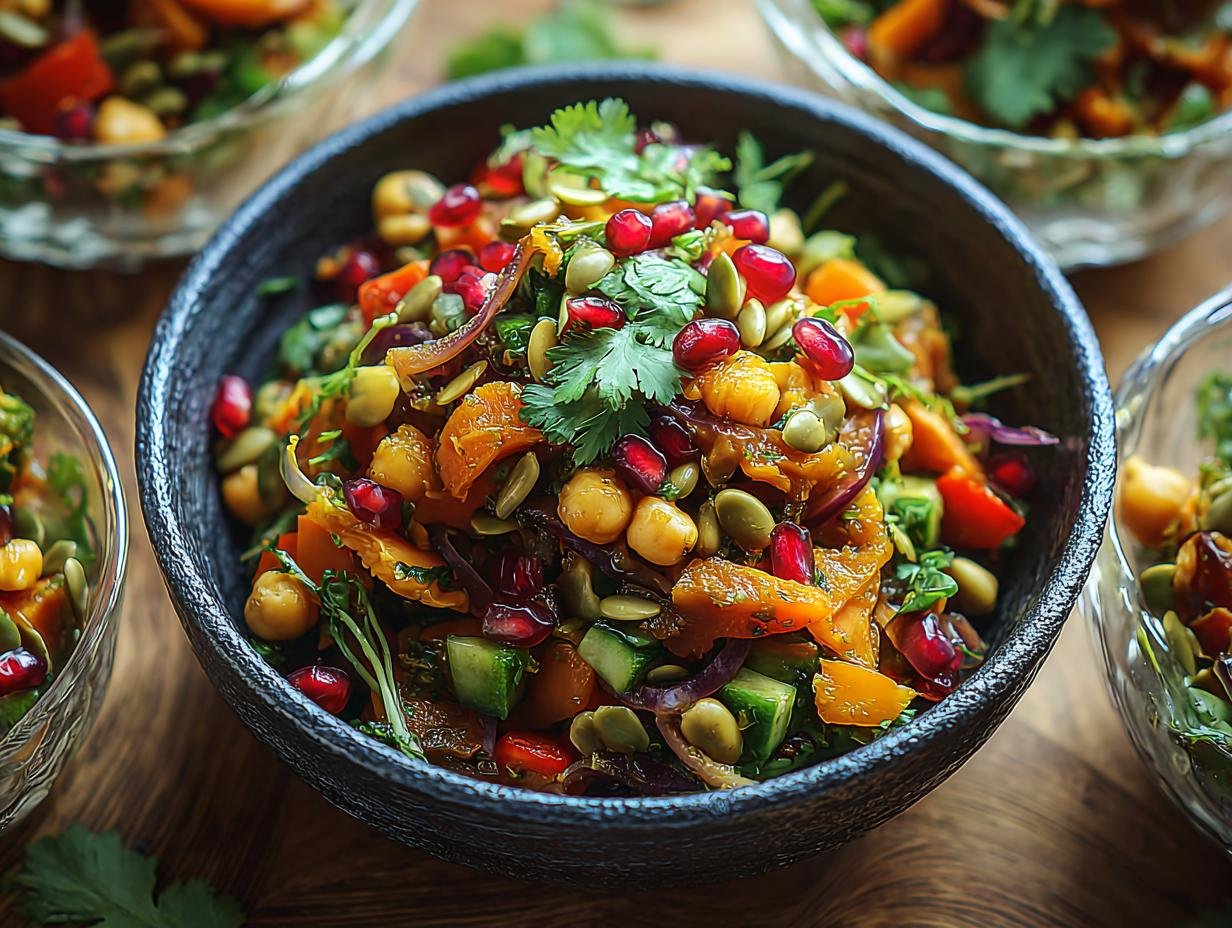 Vibrant Vegetable Chaat Salad: 20 Min Recipe - Vegetable Chaat Salad - additional detail