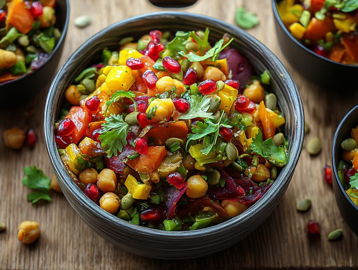 Vibrant Vegetable Chaat Salad: 20 Min Recipe