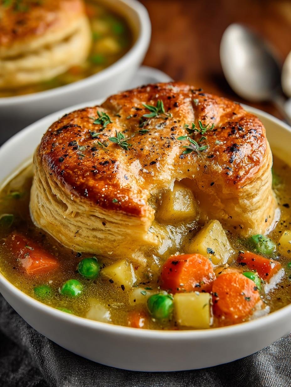 Veggie Pot Pie Soup
