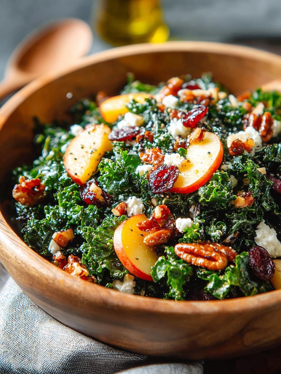 Delicious Autumn Kale Salad Dish for Fall Flavors - Autumn Kale Salad Dish - main visual representation