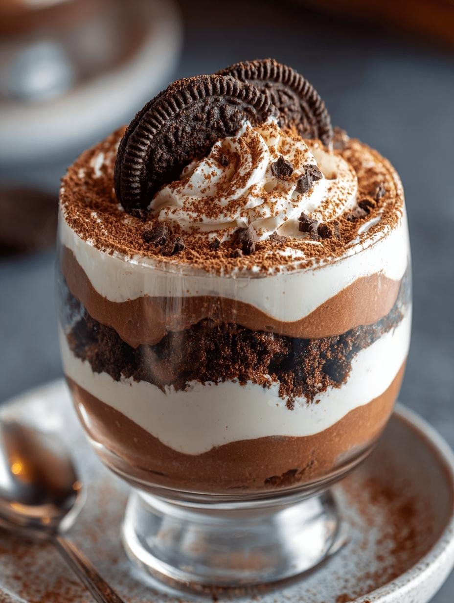 Indulge in Baileys Chocolate Cheesecake Trifle Delight - Baileys Chocolate Cheesecake Trifle - additional detail