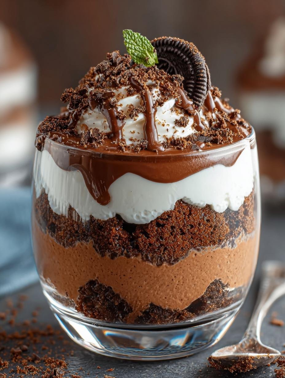 Indulge in Baileys Chocolate Cheesecake Trifle Delight