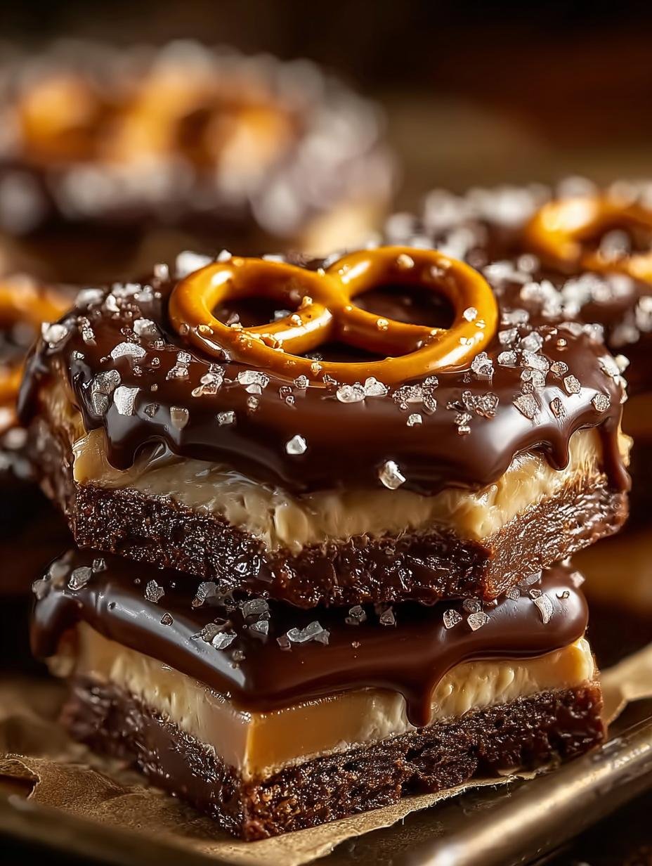 Bake Salted Caramel Pretzel Bars: Irresistible Sweet Treats - Bake Salted Caramel Pretzel - additional detail