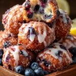 Baked Blueberry Fritter Bites